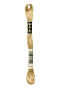 Fil Mouliné DMC Gold Concept 8M Col. 437 Broderie et Point de Croix