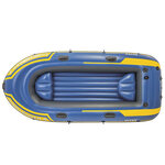 Intex Jeu de canot pneumatique avec moteur et support Challenger 3