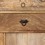 vidaXL Buffet Bois de manguier solide 140x30x80 cm