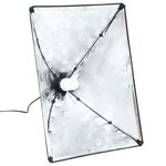 vidaXL Kit de studio photo avec boîte à lumière et toiles de fond