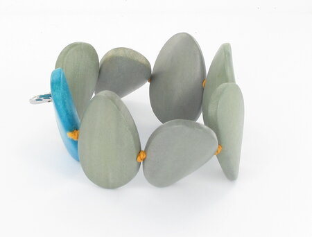 Bracelet vert et turquoise