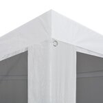 vidaXL Tente de réception avec 4 parois en maille 4 x 3 m