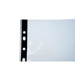 Sachet De 50 Pochettes Perforées Polypropylène Lisse Haute Qualité 9/100e - A4 - Cristal - X 20 - Exacompta