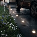 Spot encastrable étanche moss ip67 led d11 cm - inox