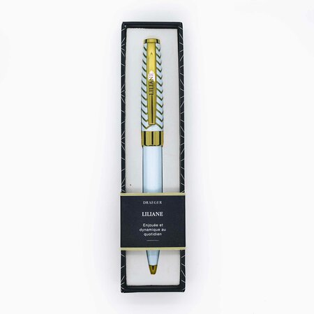 Stylo prénom femme Pastel Chic - Liliane - Draeger