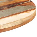 vidaXL Table de bistro Ronde Ø70x75 cm Bois de récupération massif