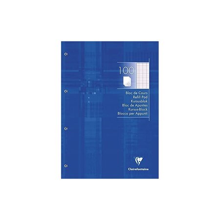 Clairefontaine Bloc de cours, A4, séyès, 200 pages