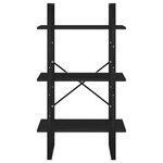 vidaXL Étagère de rangement Noir 60x30x105 cm Aggloméré