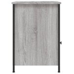vidaXL Table de chevet sonoma gris 40x42x60 cm bois d'ingénierie