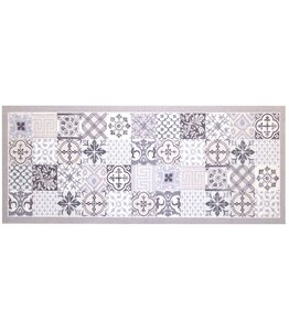Tapis gris style carreaux de ciments