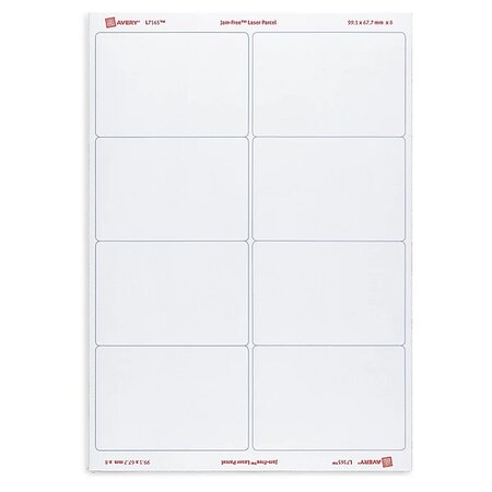 Étiquette adressage expédition avery 99 1 x 67 7 mm (lot de 800)