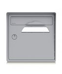 Pack de 4 boîtes aux lettres 1 porte - 2x "The French Maniac" SKWAK - 2x "Gris souris"