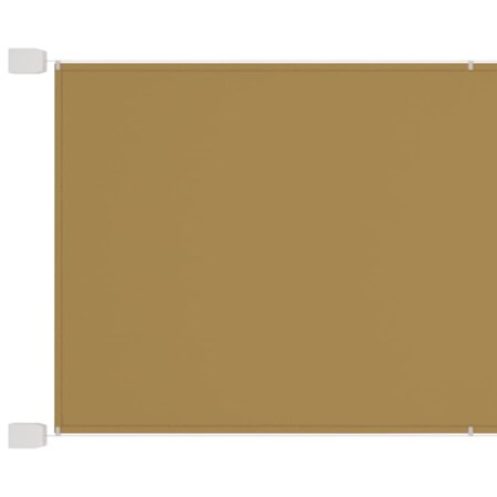 vidaXL Auvent vertical Beige 250x270 cm Tissu oxford