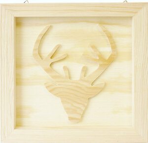 Tableau en bois Renne 20 5cm