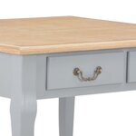 vidaXL Table basse Gris 80 x 80 x 50 cm Bois