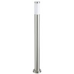 Smartwares Borne d'éclairage de jardin 20 W Chrome 110 cm RX1010-110