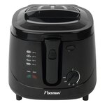Friteuse 2 5 l noire bestron adf2000 1800 w