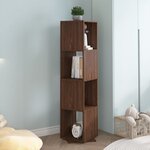 vidaXL Armoire rotative Chêne marron 34 5x34 5x147 5 cm Aggloméré