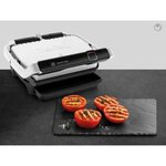Tefal optigrill elite gril electrique 12 programmes automatiques fonctions aliments congelés inox/noir gc750d12