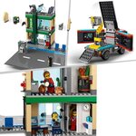 Lego 60317 city la course-poursuite de la police a la banque  jouets drone et 2 camions pour enfants +7 ans  sets d'aventures