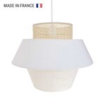 Abat-jour intérieur carolina beige coton d40cm