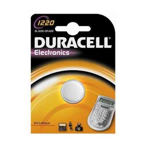 Pile bouton lithium 'electronics' cr1220 blister de 1 duracell