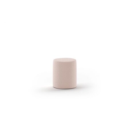Moon Pouf Boucle - en Rose
