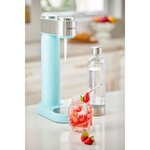 Philips add4902mt - machine a soda menthe finitions chromées + cylindre 425g co² + 1 bouteille pet 1 litre