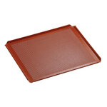 Plaque aluminium perforée revêtement silicone gn 2/3 côtés relevés - bartscher -  - aluminiumnon 355x325x10mm