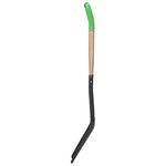 vidaXL Pelle de jardin avec poignée en D Acier et bois dur