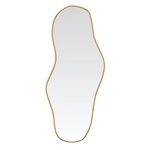 vidaXL Miroir mural Doré 60x25 cm
