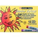 Boîte de 12 pastels CRAY-PAS Junior Artist 8 mm