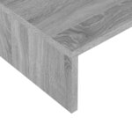 vidaXL Support de moniteur Sonoma gris 60x23 5x12 cm Bois d'ingénierie
