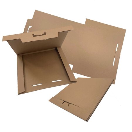 Lot de 5 Boîtes postales extra-plates en carton 1cm 320x320x10mm