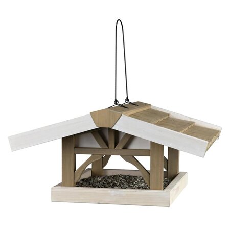 Trixie mangeoire à oiseaux suspendue "natura" 46 x 22 x 44 cm marron et blanc