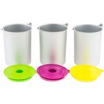 H.KoeNIG BO325 - Trois bols 1,5 L pour turbine a glace HF250