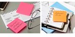 Bloc-notes repositionnable 76 x 76 mm 100f vert néon post-it