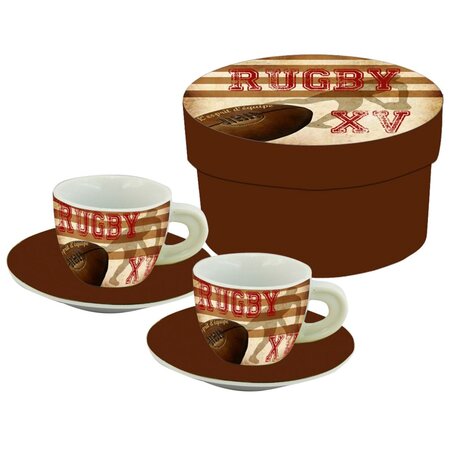 Set expresso ballon ovale