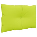 vidaXL Coussins de palette 3 Pièces vert vif tissu