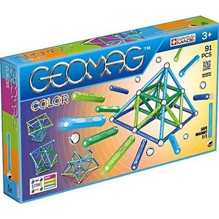 Geomag color jeu de construction magnétique 91 pièces