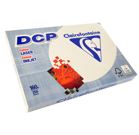 Ramette 500 Feuilles Papier DCP 100g A3 420x297 mm Certifié FSC Ivoire CLAIREFONTAINE