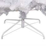 vidaXL Sapin de Noël artificiel à charnières avec neige floquée 240 cm