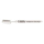 3 marqueurs pour céramique blancs
