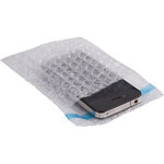 Lot de 600  sachets bulles d’air tricouche 100µ 150×250 mm avec rabat adhésif de 50 mm