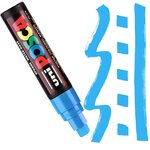Marqueur Posca Bleu clair PC17 Pointe rectangulaire extra-large