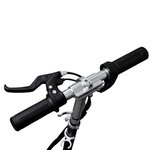vidaXL Trottinette électrique avec Siège 120 W Rouge