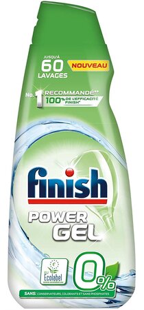 Gel 0% Ecolabel Détergent Lave-Vaisselle - 900 ml FINISH