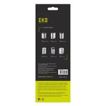 EKO Ensemble sacs poubelle B 7-9 L 24x25 Pièces Blanc