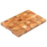 vidaXL Planche à découper 50x34x3 8 cm Bois d'acacia massif