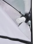 vidaXL Kit de studio 5 toiles de fond colorées et 2 boîtes à lumière